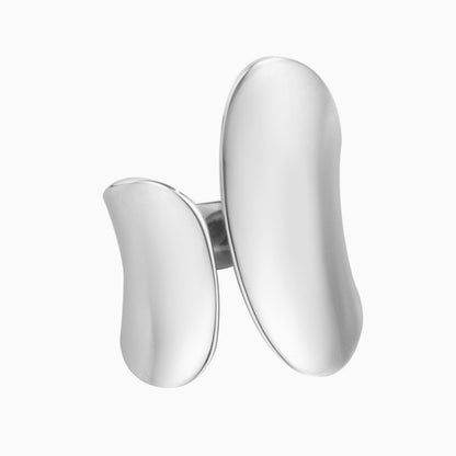 Bold Abstract Sterling Silver Ring