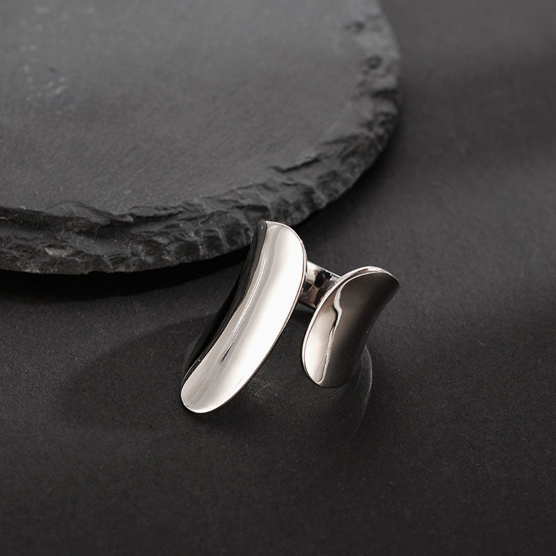 Bold Abstract Sterling Silver Ring
