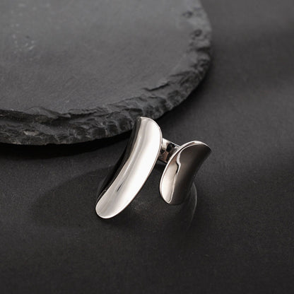 Bold Abstract Sterling Silver Ring