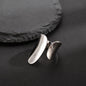 Bold Abstract Sterling Silver Ring