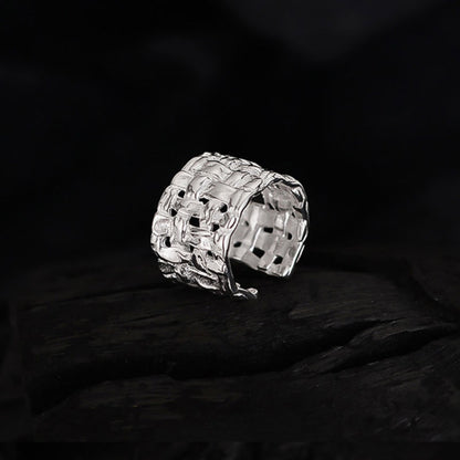 Sterling Silver Textured Ear Cuff