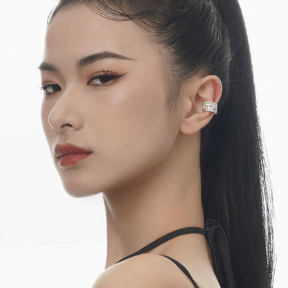 Sterling Silver Textured Ear Cuff