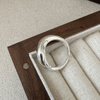 925 Sterling Silver Wave Open Ring