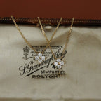 18K Gold-Plated S925 Silver Four-Leaf Clover Necklace with Zircon